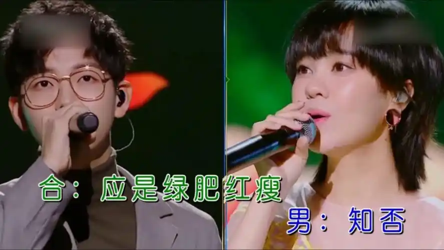 【卡拉ok】胡夏/郁可唯《知否知否》经典咏流传现场版