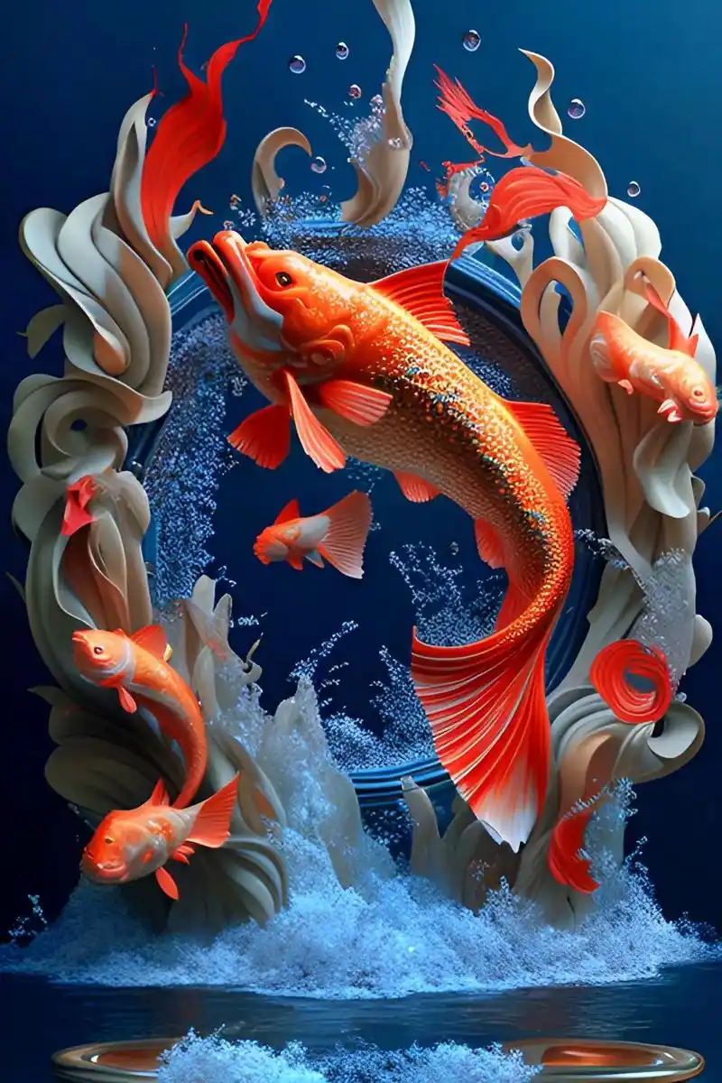 图文伙伴计划 当您刷到这条锦鲤跃龙门视频时,祝您在新的一年 - 抖音