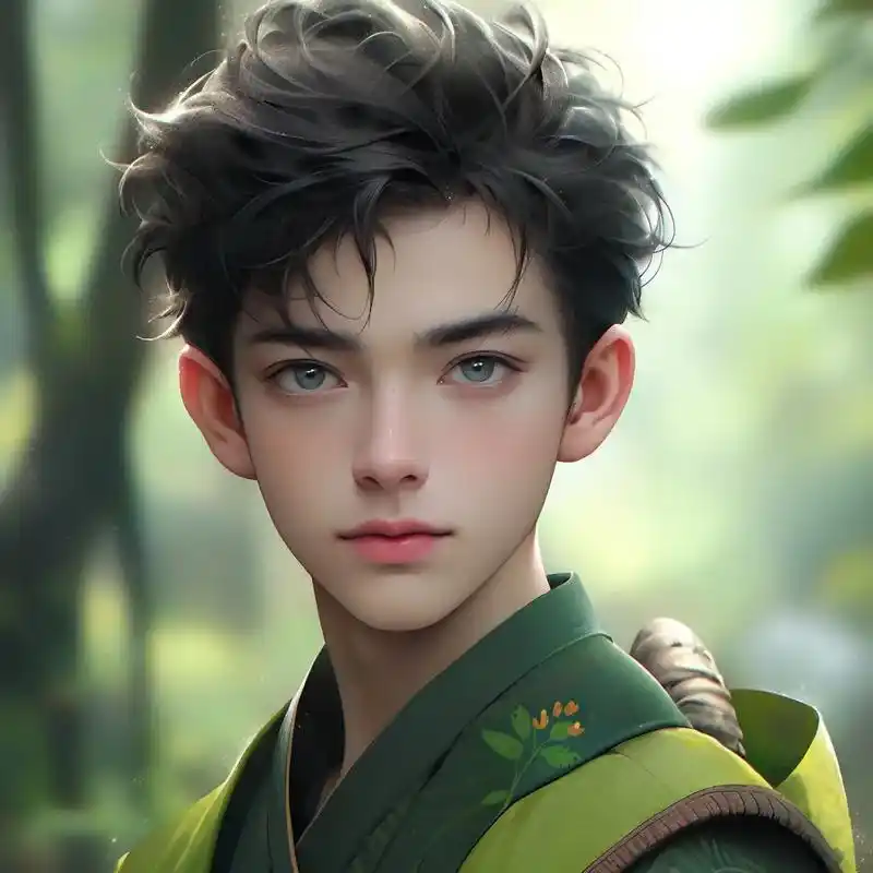 有没有森系男孩?#优质头像 #这画是用了亿点点魔法吧 #纯情 - 抖音