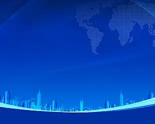 科技城市地图蓝色电子背景