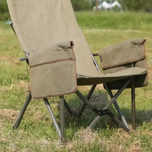 帆布户外露营椅侧边袋 手机笔记本折叠椅收纳袋 椅扶手挂包