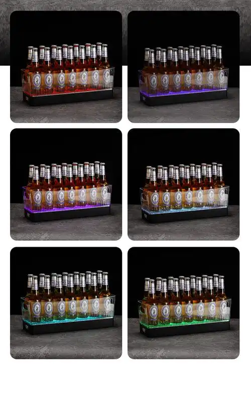 加厚长v型啤酒框箱子塑料啤酒桶冰桶酒吧装啤酒的框手提ktv出酒框