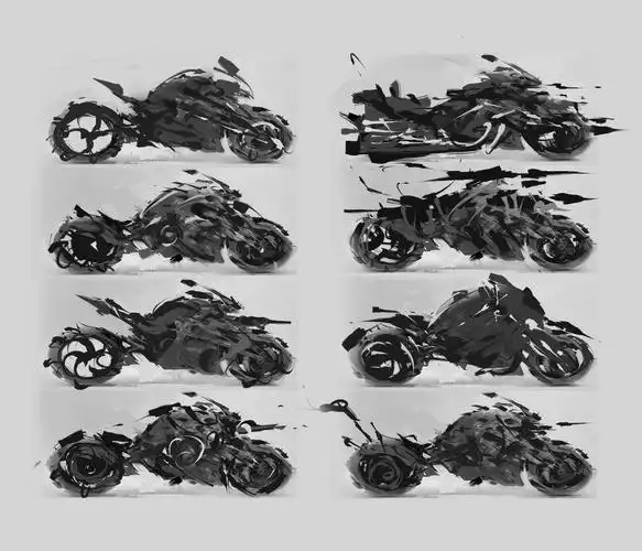 帅气摩托车怎么画?教你板绘摩托车的画法步骤! - 知乎