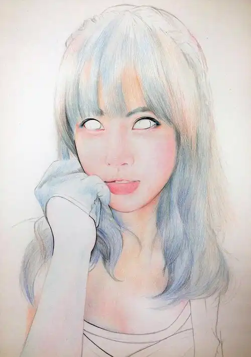 彩铅肖像