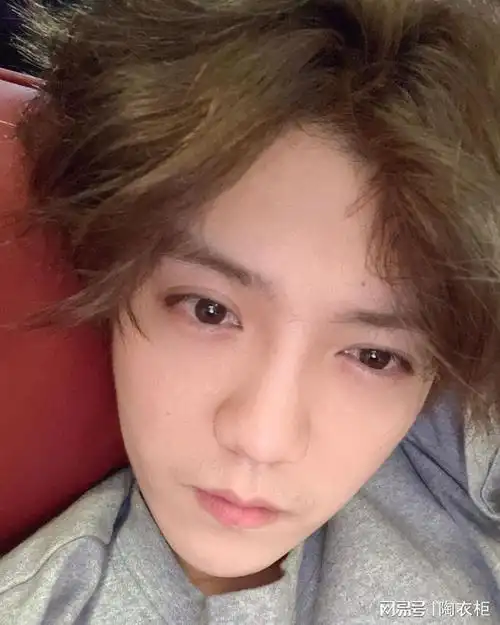 顶流男演员鹿晗素颜自拍曝光