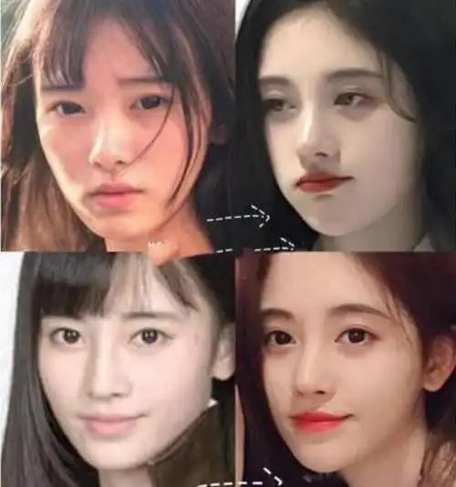 很多的人在网上放出了鞠婧祎整容前后的照片,然后就有网友吐槽鞠婧祎