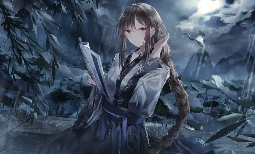 壁纸阴阳师花鸟卷虞美人高清电脑壁纸4k