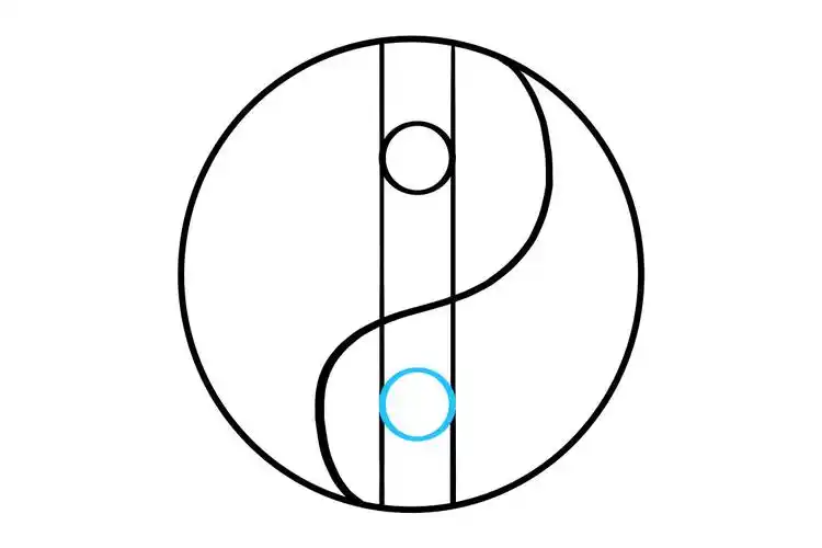 八卦太极图怎么画