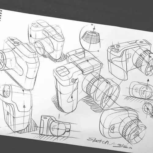 简单的产品手绘快速草图