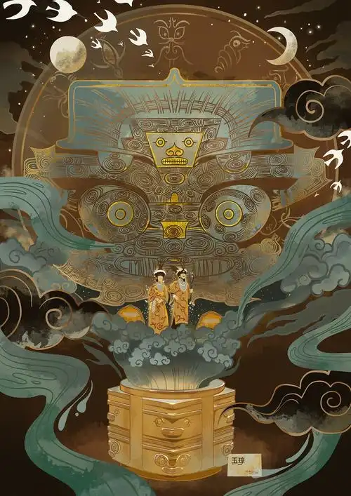 你好良渚穿越时空的问候良渚文化海报及文创设计