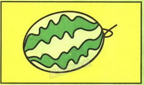 西瓜简笔画