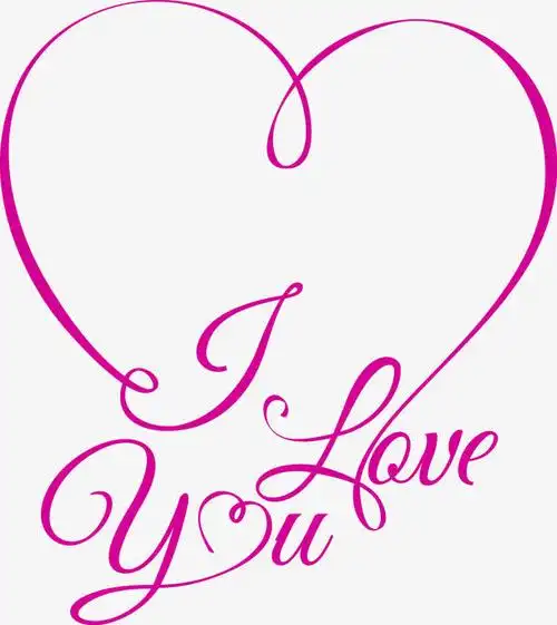 矢量love艺术字