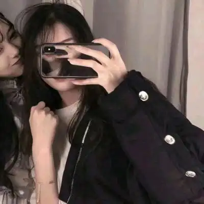 温言 高冷可爱的真人闺蜜头像 两人专属