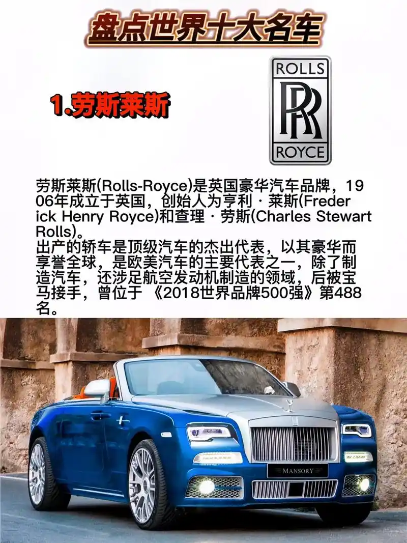 世界十大名车品牌中,谁才是你的最爱?#汽车品牌 #男人的梦想 - 抖音