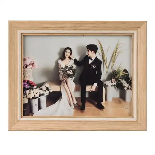 影楼婚纱照相框摆台定制 结婚照宝宝照纪念照桌摆洗照片放大装框