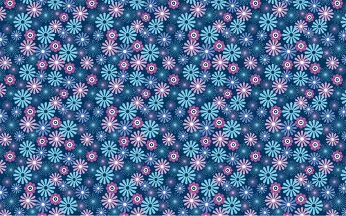 欧洲的田园风格小碎花桌面壁纸