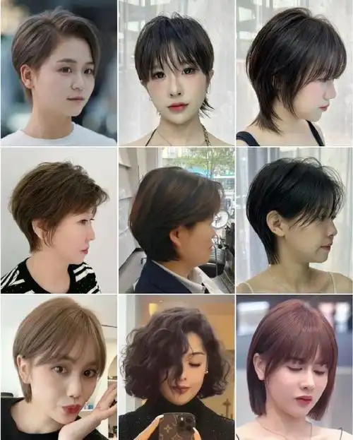 最新流行短发合集,潮流时尚很有回头率,赶快收藏吧|精灵|短发|发型