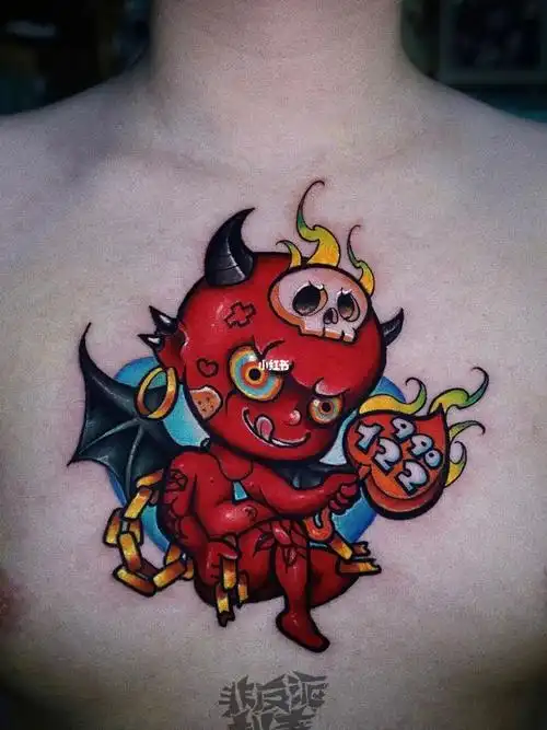 内心的小恶魔杭州纹身原创设计