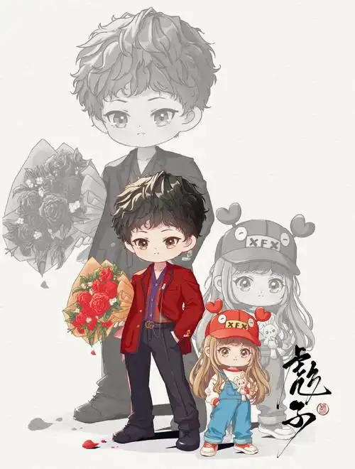 肖战超话#我画的就是肖战#xz#肖战#肖战和小飞侠～(拽酷版)@x玖少年团