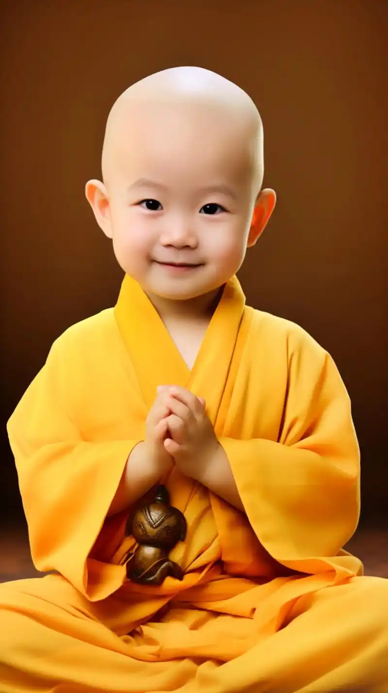 ai小和尚.#治愈系 #小和尚头像#优质头像 - 抖音