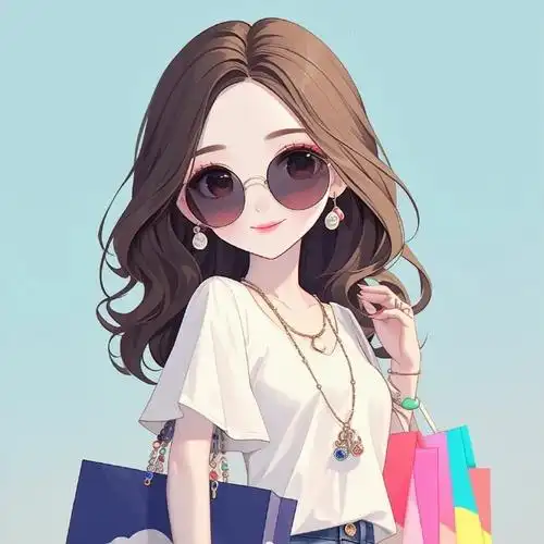 戴墨镜的女生,酷毙了#分享图片##女生头像##无水印头像##高清女头