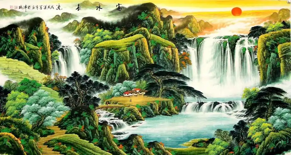 名家最美最好的山水风水画聚宝盆都在这里,喜欢的朋友请截图私信联系