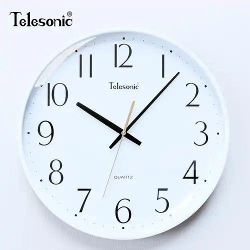 telesonic天王星轻奢简约挂钟客厅居家钟表时尚创意北欧时钟