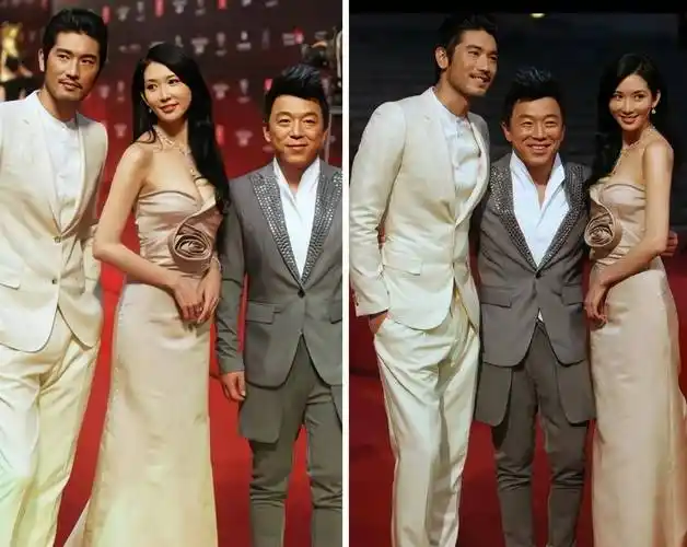 但钟汉良183的身高绝对真实_张梓琳_高跟鞋_穿着