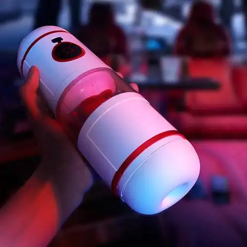 久爱飞机杯全自动旋转震动男性炮机舌舔插抽夹吸可出水男用自慰器多国