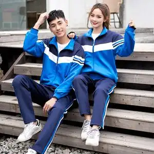 初中高中小学学生校服套装图片