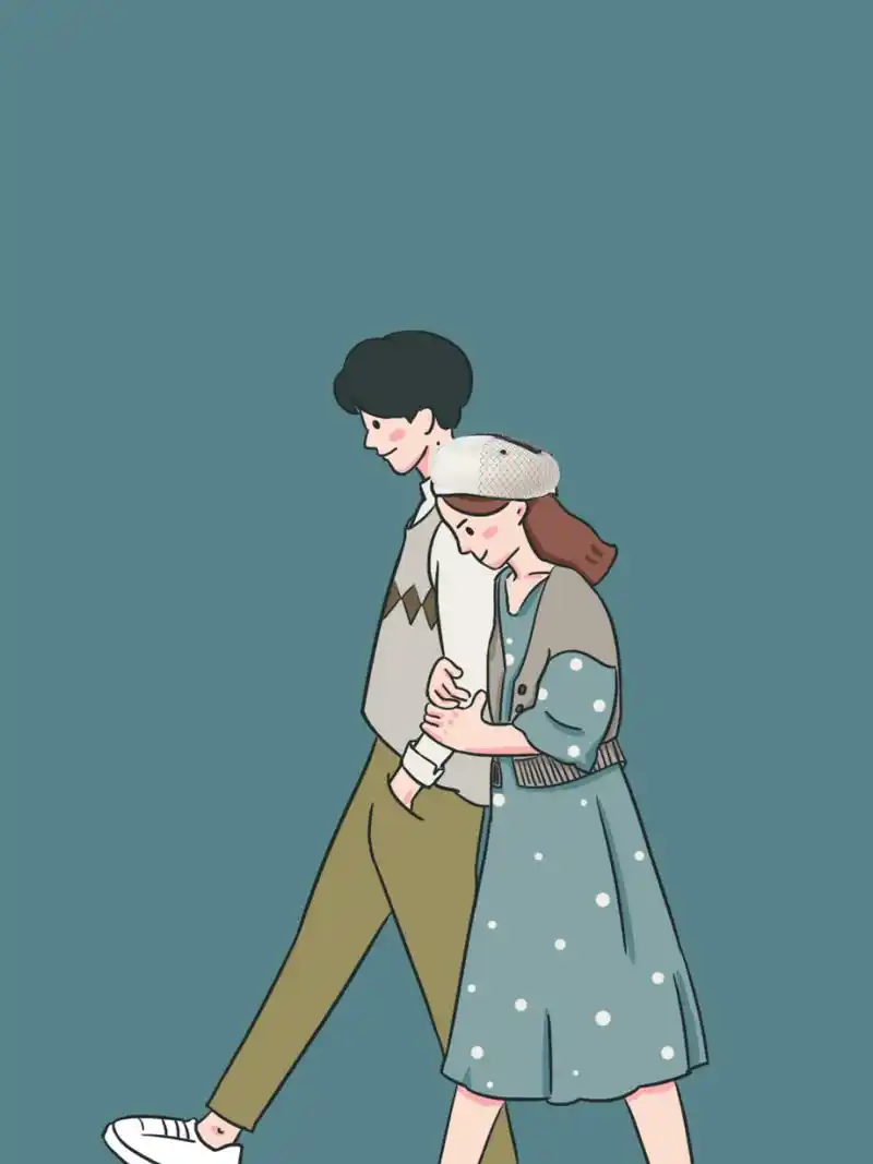 头像 聊天背景可爱ins手机壁纸 情侣之间寻常的互动 总透露着甜蜜的