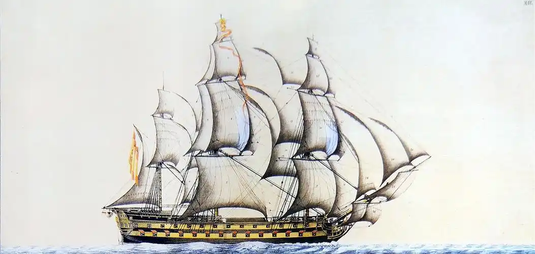 风帆战列舰的结构及建造工艺