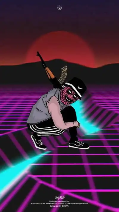 嘻哈潮图壁纸女