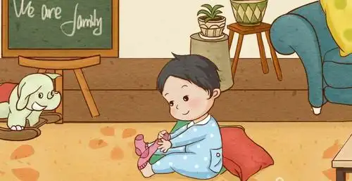 小三班自理能力培养——"我会穿袜子"