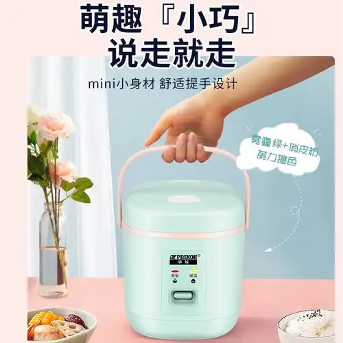 半球牌迷你电饭煲12升小型多功能2l家用电饭锅宿舍3不粘锅4智能5