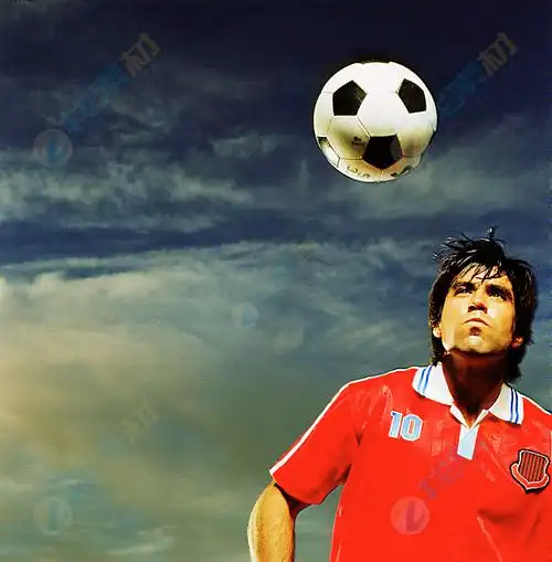 超酷足球运动员高清图片下载-找素材