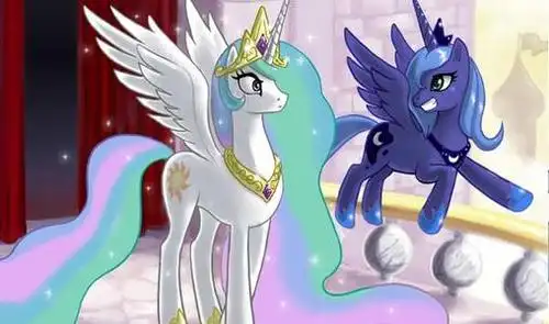 月亮公主和太阳公主简笔画