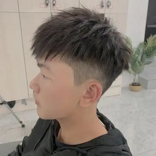 男士摩根烫男士钢夹烫男士烫发