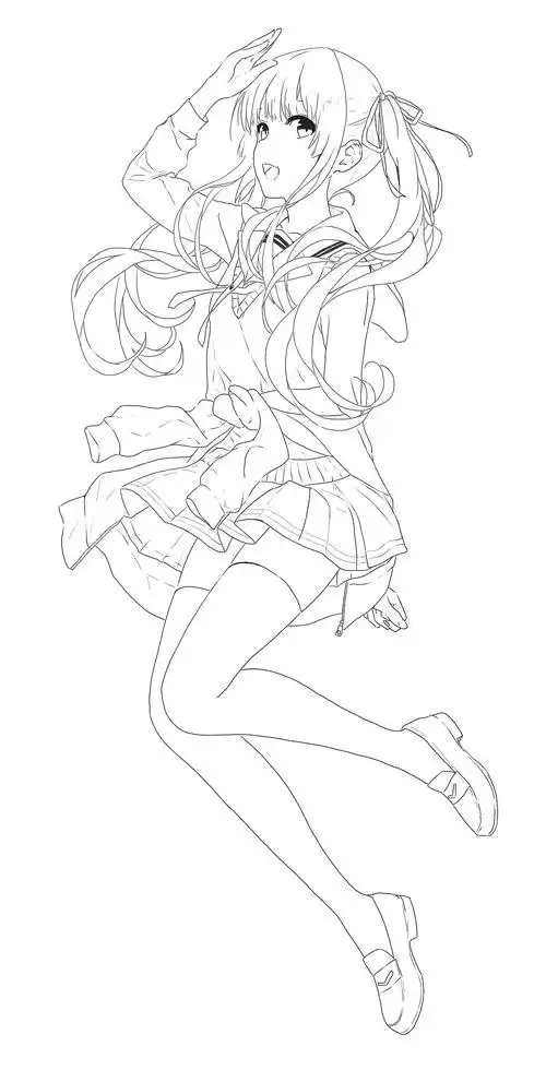 20195线稿描摹练习