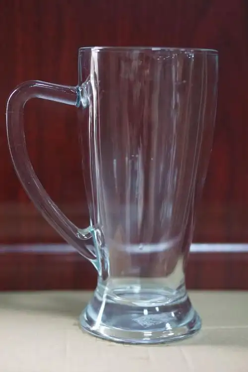 带把柄啤酒杯小麦杯ktv杯翠鸟非洲安哥拉啤酒南非高脚杯大容量