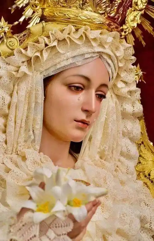 圣母苦相简直把我美哭了!唯美艺术的后劲实在太大_玛利亚_圣母_形象