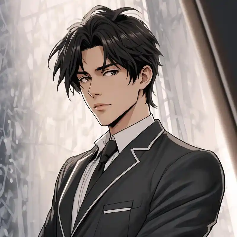 98动漫男士西装头像精选97 哇喔,这一系列的动漫男士西装头像真是