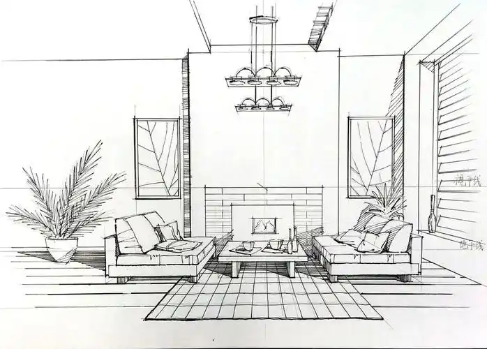 一叶室内手绘效果图-室内设计师平台 -室内设计论坛-扮家家室内设计网