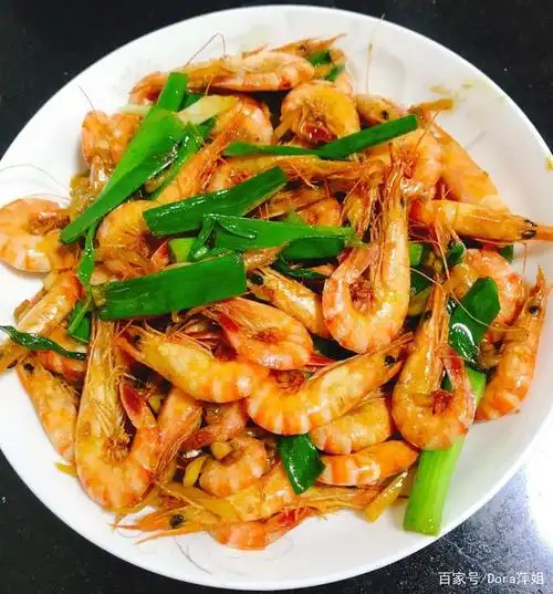 超下饭的香葱炒虾