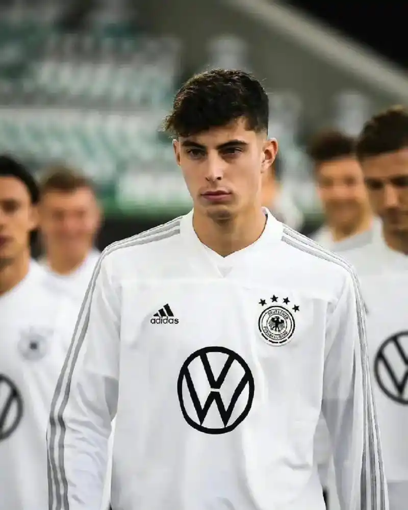 凯·哈弗茨 德国队7号 德国男模队.99年,德国队中场  # - 抖音