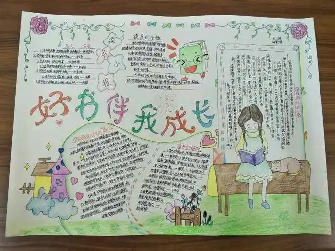 我与书8k纸简单手抄报8k手抄报