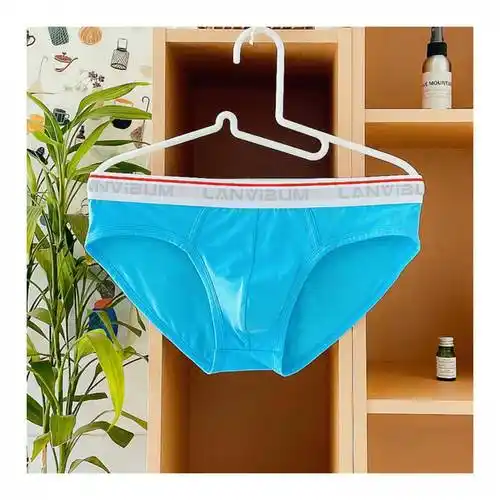 三角裤衩男宽松男士内裤透气流行青少年裤头冰丝男士内裤男三角内裤棉