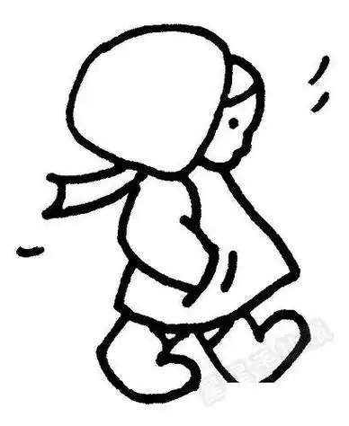 女孩侧面简笔画全身有颜色侧面人物简笔画怎么画 侧面人物简笔画如何