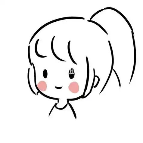 可爱的闺蜜手绘简笔画头像 七 个性简笔画可爱小人卡通闺蜜简笔画图片