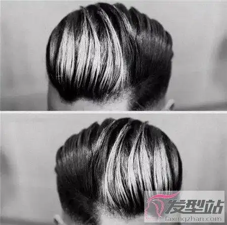 发量多男生适合的发型两边铲背头好时髦